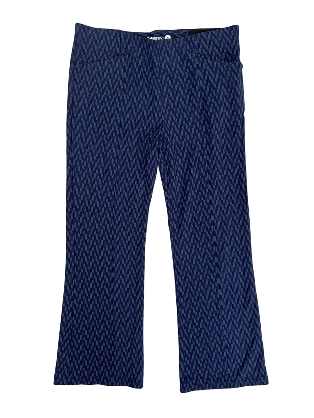 Betabrand  Blue Pull On Pant‎ Womens Size XL Petite Comfy Wide Leg